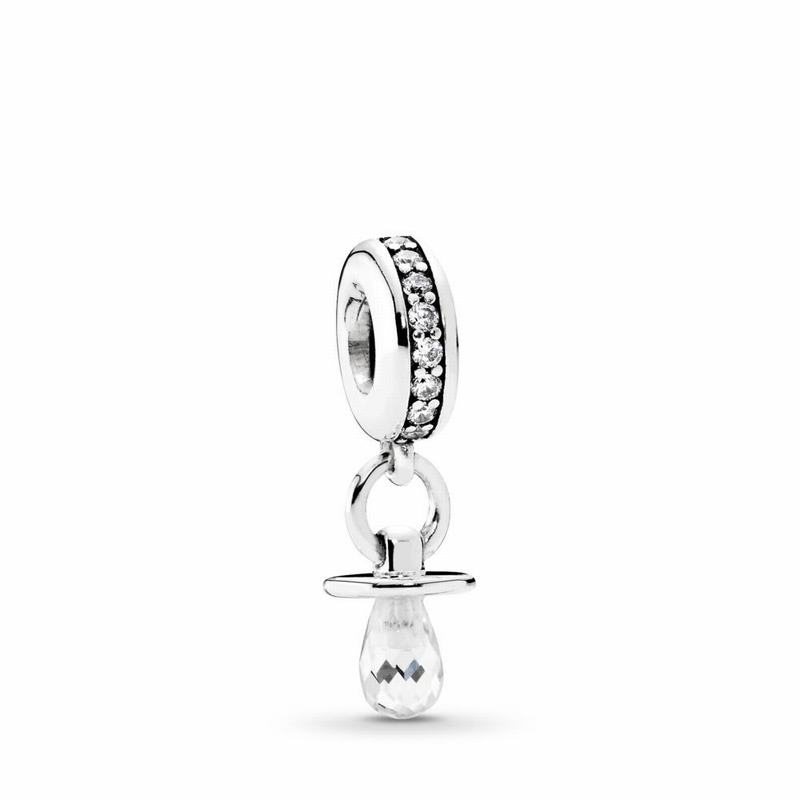 Pandora Australia Pacifier Dangle Charm - Sterling Silver | AUCXKJ365